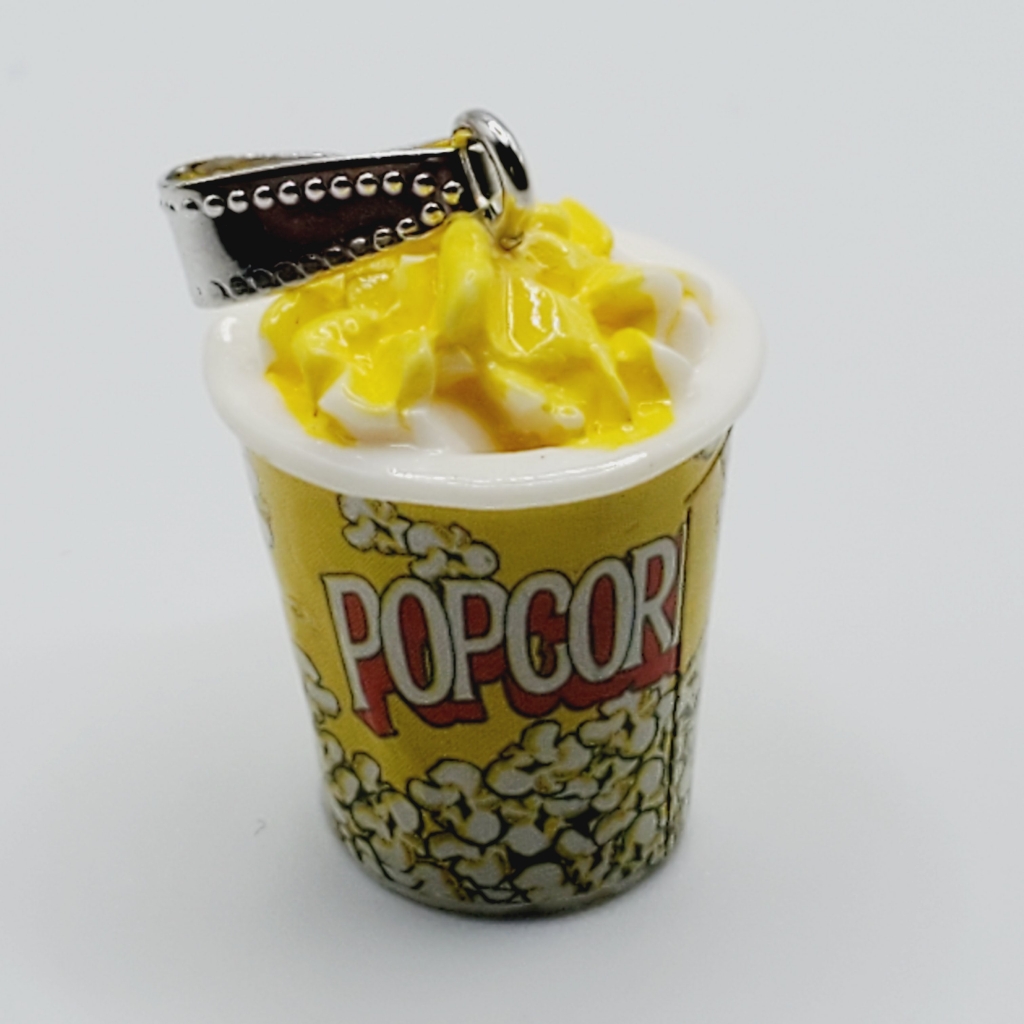 Popcorn Necklace Bracelet Charm 3d Handmade Super Cute New 2 For 20.00